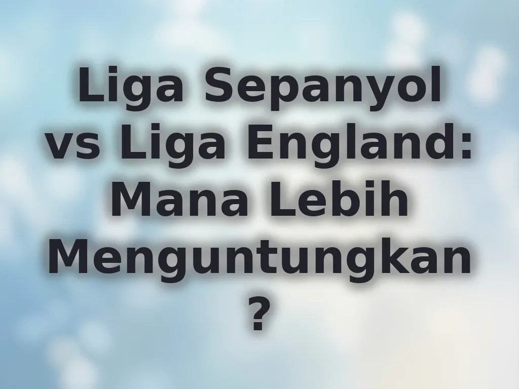 Bandingan liga Eropah